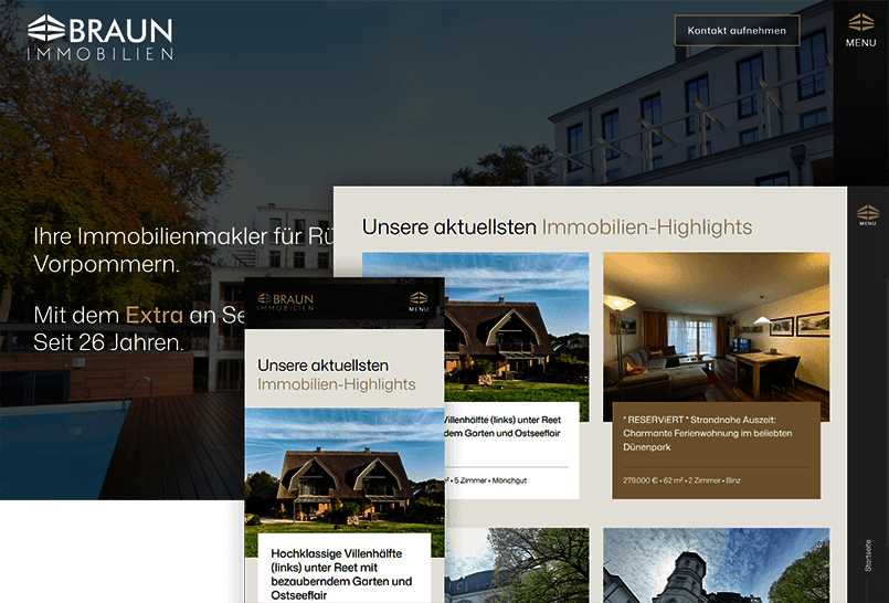 Rügen Immobilien Braun Showcase