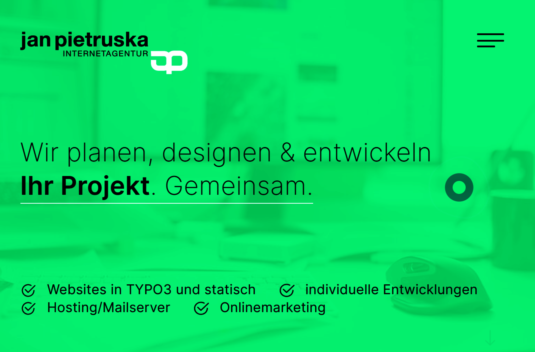 Burgermenüs bieten bei kleineren Bildschirmen eine gute Alternative Burgermenüs bieten bei kleineren Bildschirmen eine gute Alternative