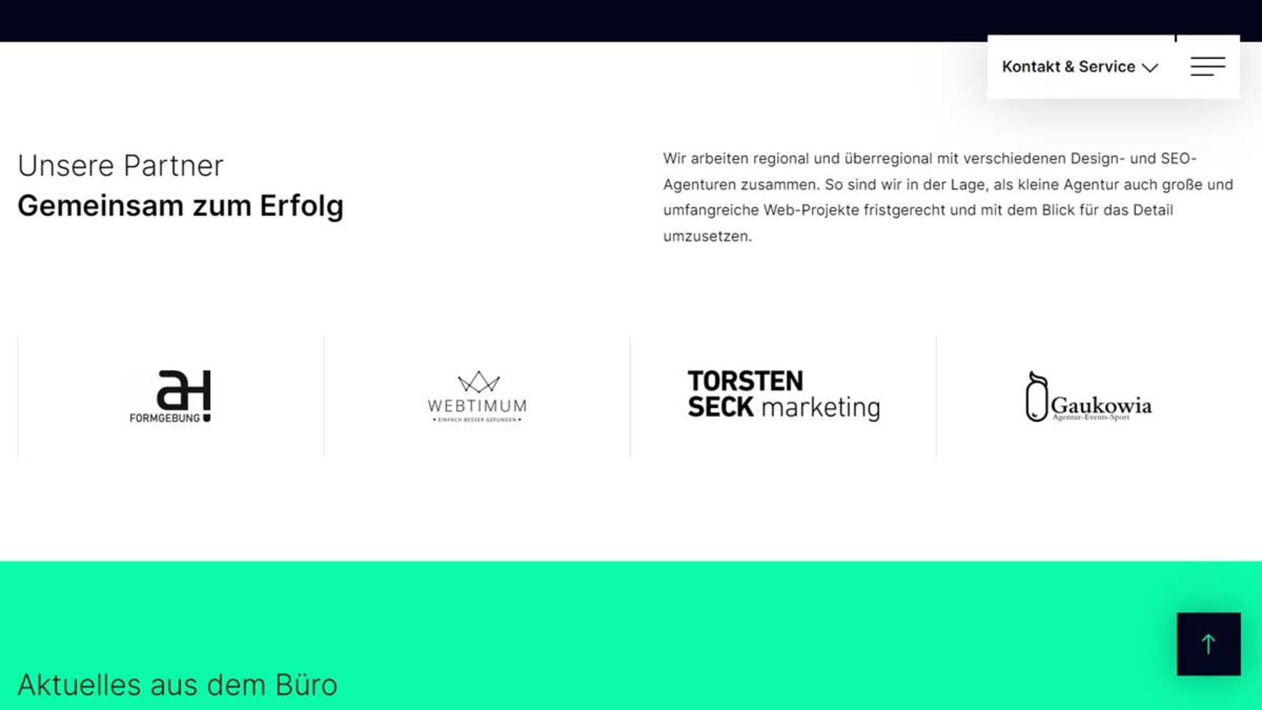 Back-to-Top-Buttons bieten eine Möglichkeit schnell nach oben zu scrollen Back-to-Top-Buttons bieten eine Möglichkeit schnell nach oben zu scrollen